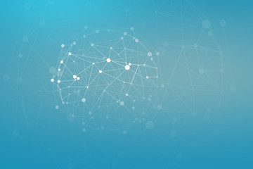 Obraz premium Global network on Earth