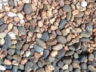 Sea stone on the beach for background