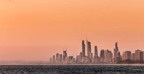 Fototapeta na wymiar Gold Coast sunrise