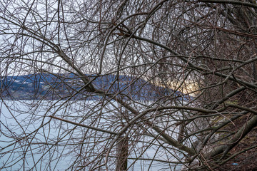 Ansichten vom Attersee im Salzkammergut in Oberösterreich