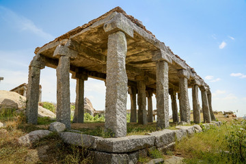 Old sculpture in Tamil Nadu, India