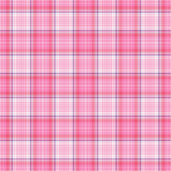 Seamless Plaid in Pink, Purple, & White