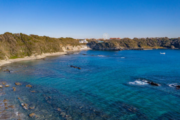 冬の三浦半島荒崎海岸