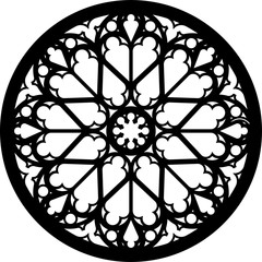 Reims, Saint Nicaise, France, rose window