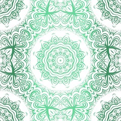 Floral Pattern, Green color Design. For Design background, paper, fashion print. Vector Illustration