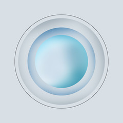 Vector image of many circle stacked.