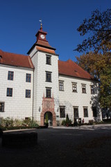 Fototapeta na wymiar Třeboň castle in Třeboň city, South Bohemia, Czech republic