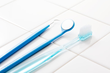 歯ブラシ　デンタルケアイメージ　Toothbrush and dental care image