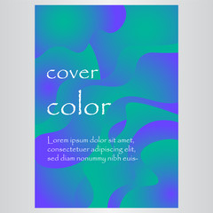 Vector abstract color cover