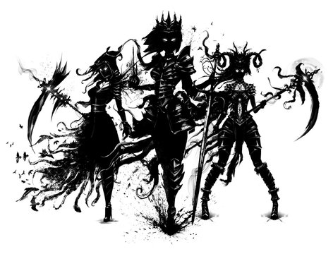 recommend clip art: Dark souls standing in the wind