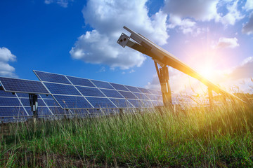 Solar panel, alternative electricity source - concept of sustainable resources, And this is a new...
