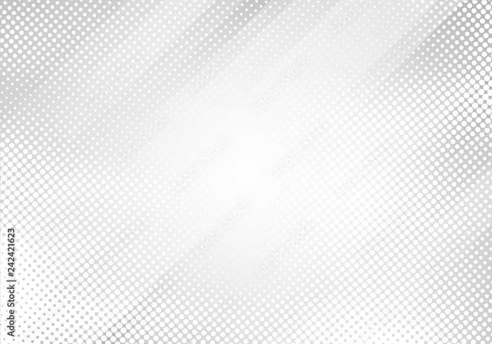 Poster abstract white and gray gradient color oblique lines stripes with halftone texture and background.