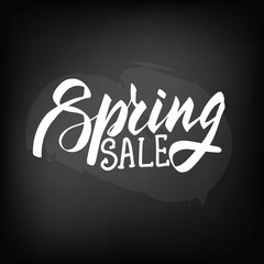 Chalkboard blackboard lettering spring sale.