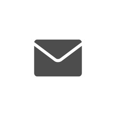 mail icon on white background