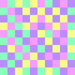 Colorful pattern with different shapes objects. Texture background for textile, print, paper, fabric background, wallpaper