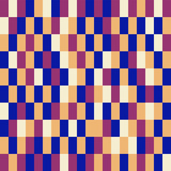 Colorful pattern with different shapes objects. Texture background for textile, print, paper, fabric background, wallpaper