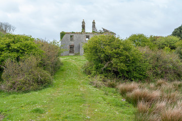 Fototapeta na wymiar house ruin in Ireland