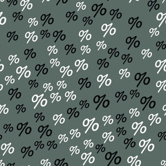 Obraz premium Sales, percent and Discount Seamless vector EPS 10 pattern