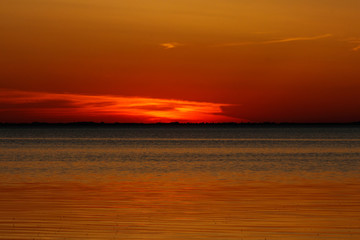 Sonnenuntergang am See