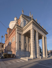 Fototapeta na wymiar san Giorgio church, Bernate Ticino