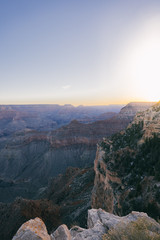 Grand Canyon American Southwest Landscape Rocky Formation Scenery Natural Sunrise