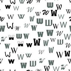 www network and education, school concept. Seamless vector EPS 10 pattern. Flat style