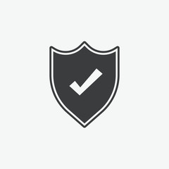 Shield Protection Check Vector Icon