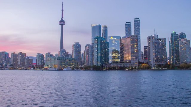 Toronto from Lake Ontario- Downtown Skyline