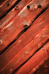 Obraz premium old red wooden paneling with boards