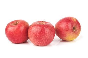 Red apples isolated