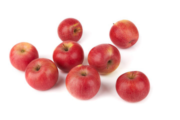Red apples isolated