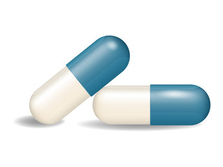 Capsule pill vector