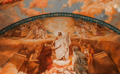 fresco in church