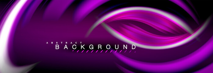 Blurred fluid colors background, abstract waves lines, mixing colours with light effects on light backdrop. Vector artistic illustration for presentation, app wallpaper, banner or posters