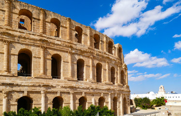 Naklejka premium Amphitheater von El Djem, Tunesien