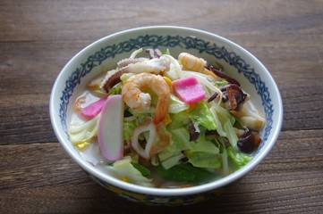 ちゃんぽん　長崎名物のちゃんぽん　長崎名物