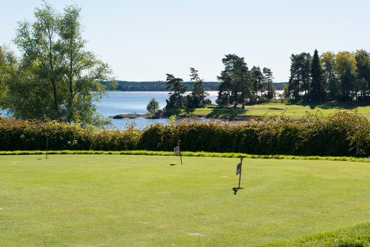 Golf course on the west coast in Sweden