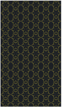 Seamless golden Snow flakes on dark background vector illustration festive texture wrapping paper packaging seamless decoration pattern wrapping paper decoration wallpaper fabric cloths 