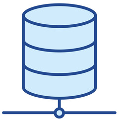Datenbank / Server Vector Icon Illustration