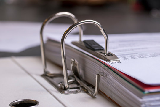 Close-up Photo Of File Folder With Documents