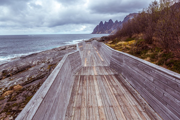 view of Senja from Tungeneset picnic