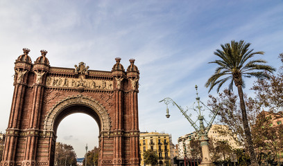 Obraz premium Arc de Triompf Barcelona Spanien Europa