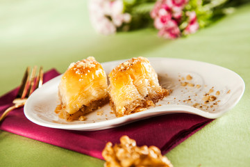 Turkish traditional desert baklava
