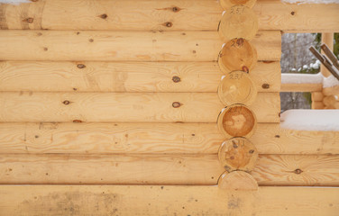building a log house