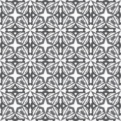 The Abstract Decorative Seamless Vector Pattern With Various Shapes