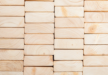 Wooden panetls textire background. Square panels on wall.