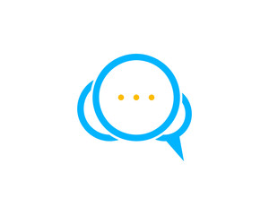 Cloud chat logo