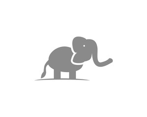 Elephant logo template design