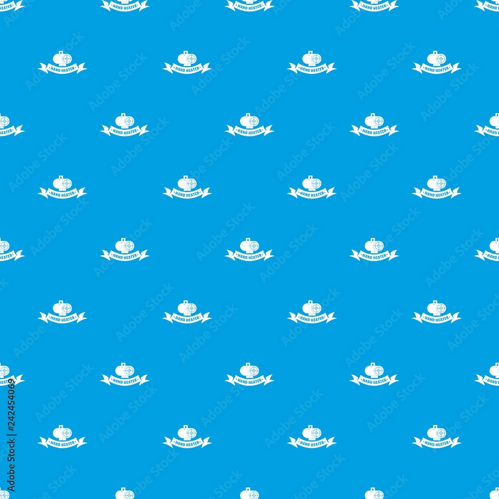 Poster power heater pattern vector seamless blue repeat for any use