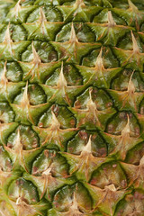 Fototapeta premium close up of fresh, sweet and organic pineapple